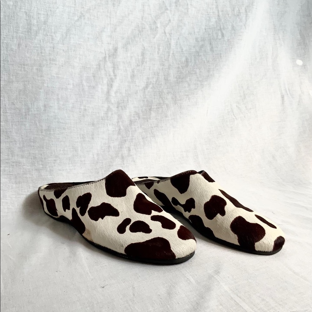Y2K Cowhide Mules